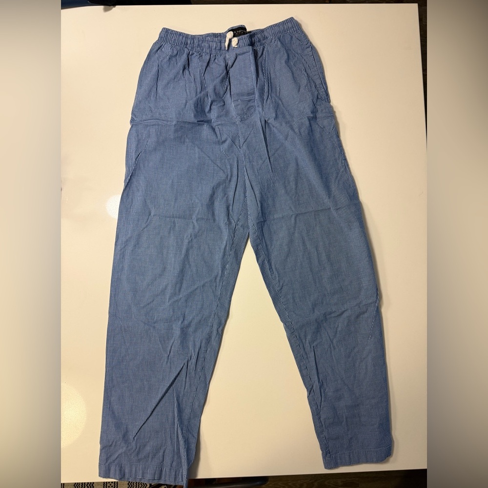 Croft & Barrow Blue Gingham Lounge sleep pants